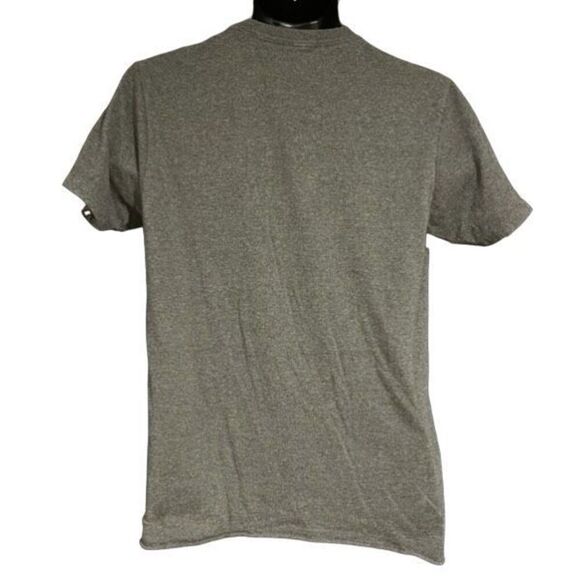 AC/DC AC/DC AC DC Red Yellow Gray Cutoff T-Shirt Men’s Small - Picture 2 of 3